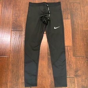 Men’s Nike Running Tights Black Medium NWT
